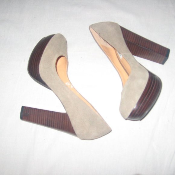 Steve Madden PDESII Suede Leather High Heel Shoes6 - Picture 5 of 7